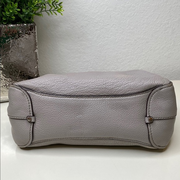 Kate Spade Talia Small‎ Triple Compartment Satchel Shoulder Bag Soft Taupe - Picture 5 of 13